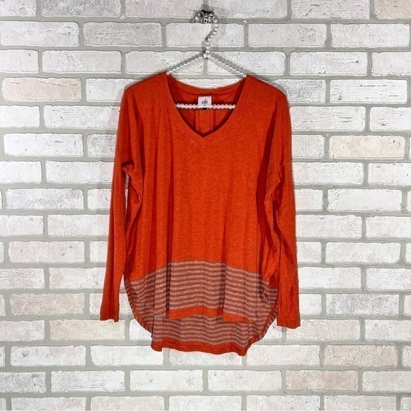 Cabi Style 4190 Hangout Tee in Bossa Nova Stripe Size XS - Picture 3 of 10